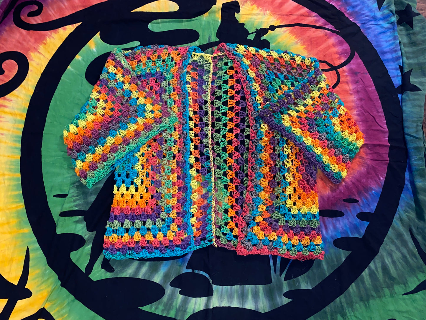 Jolly Rancher Rainbow Cardigan