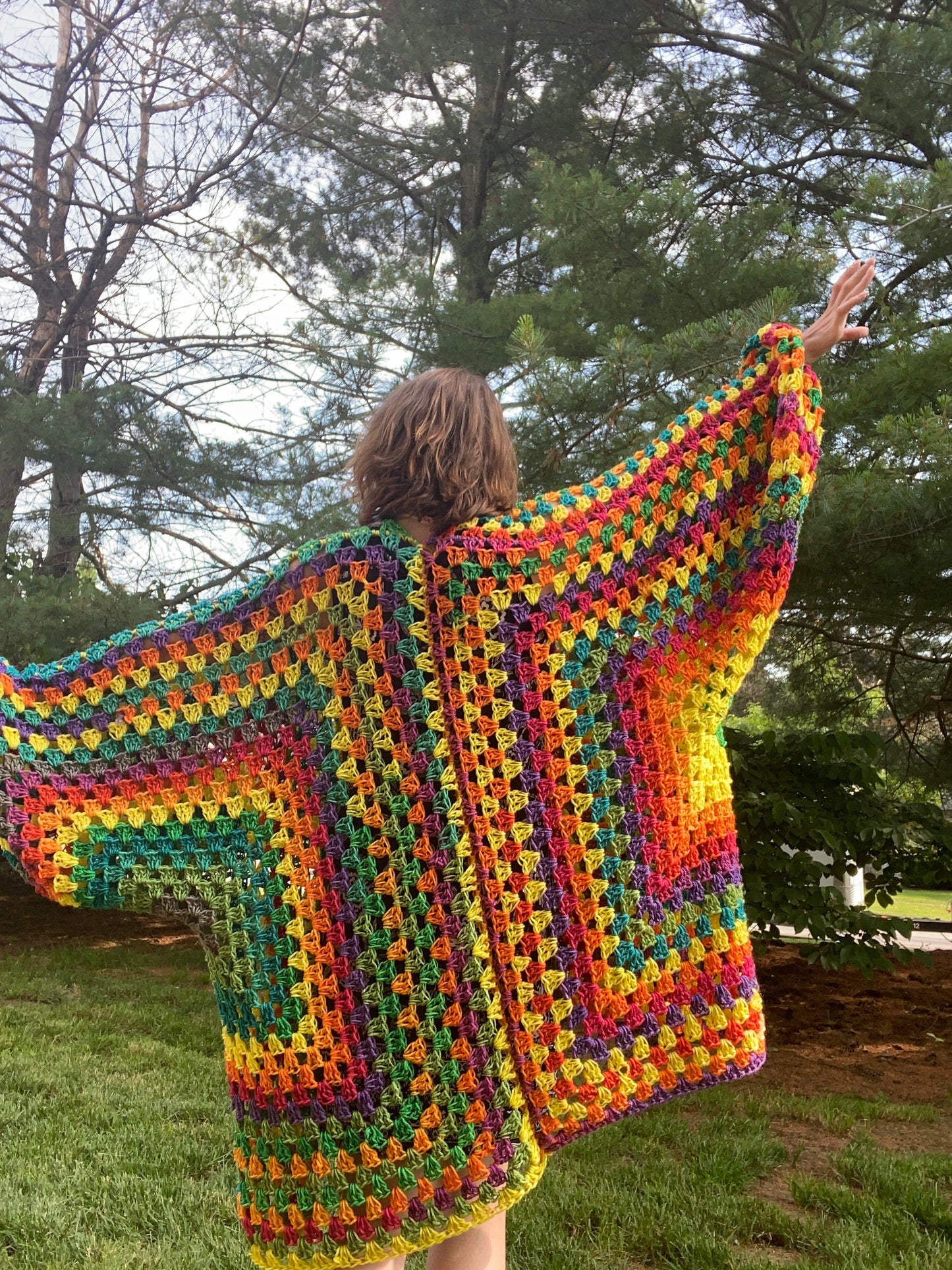 Jolly Rancher Rainbow Cardigan