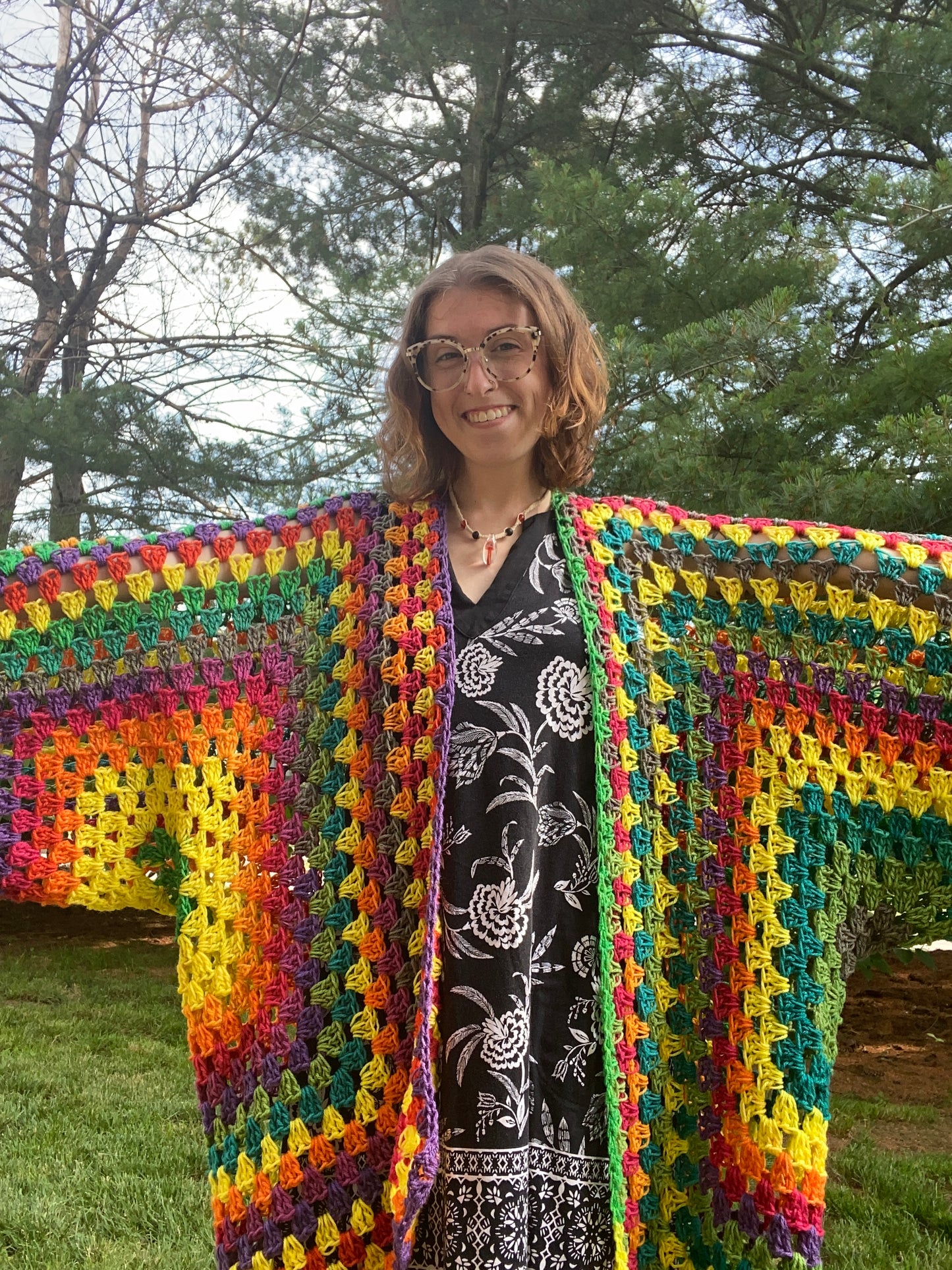 Jolly Rancher Rainbow Cardigan