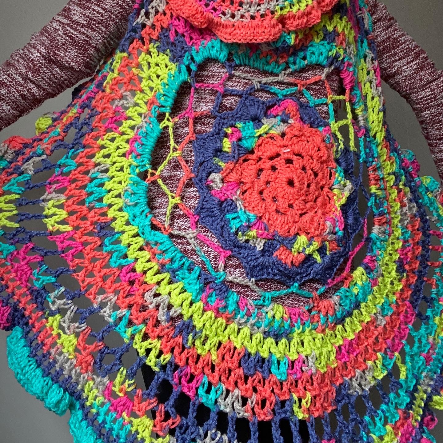 Crochet Mandala Dreams Vest