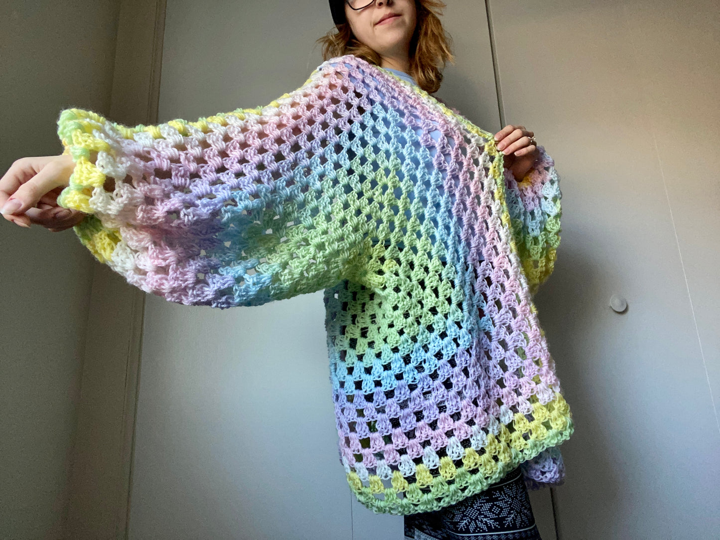 Pastel Princess Hexagon Cardigan