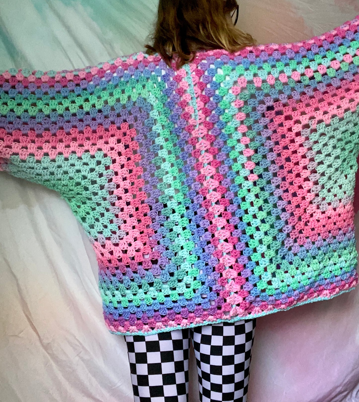 Mermaid Hexagon Cardigan