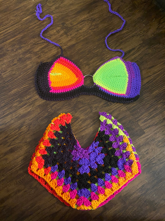 BLACKLIGHT Barbie Crochet Set