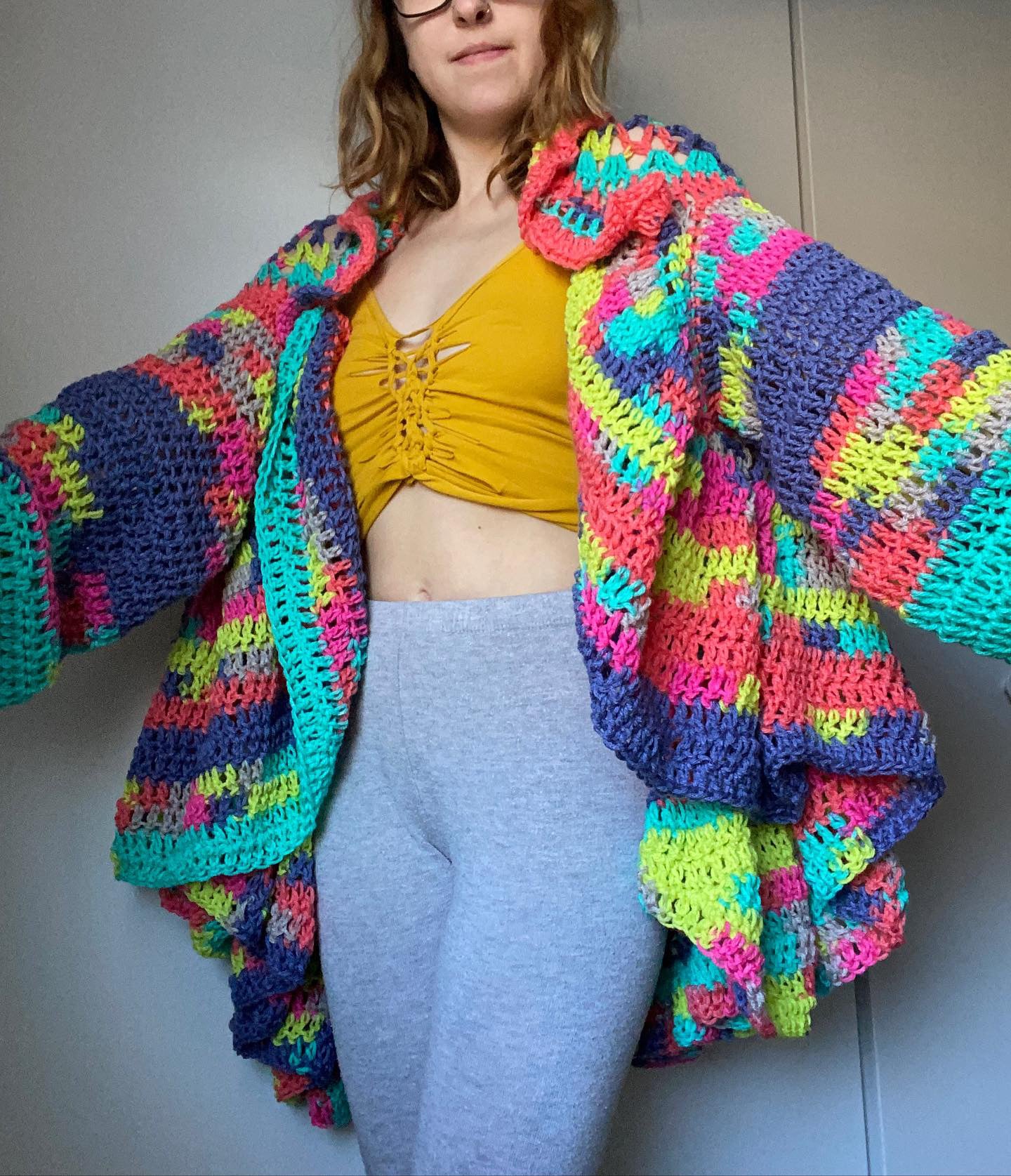 Oversized Mandala Cardigan