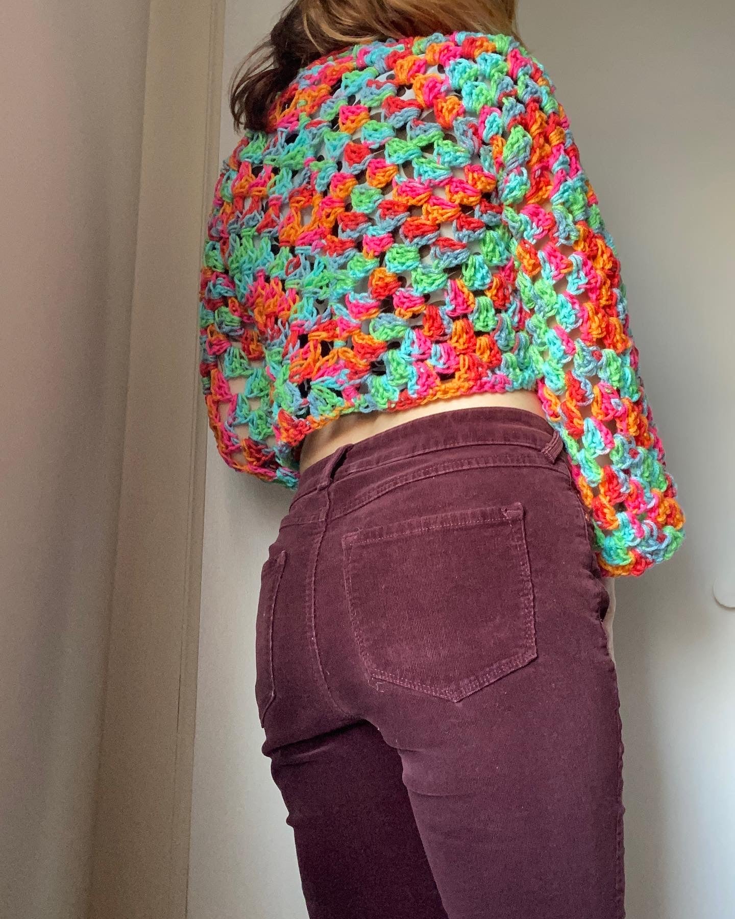 Birthday Cake Cropped Cardi