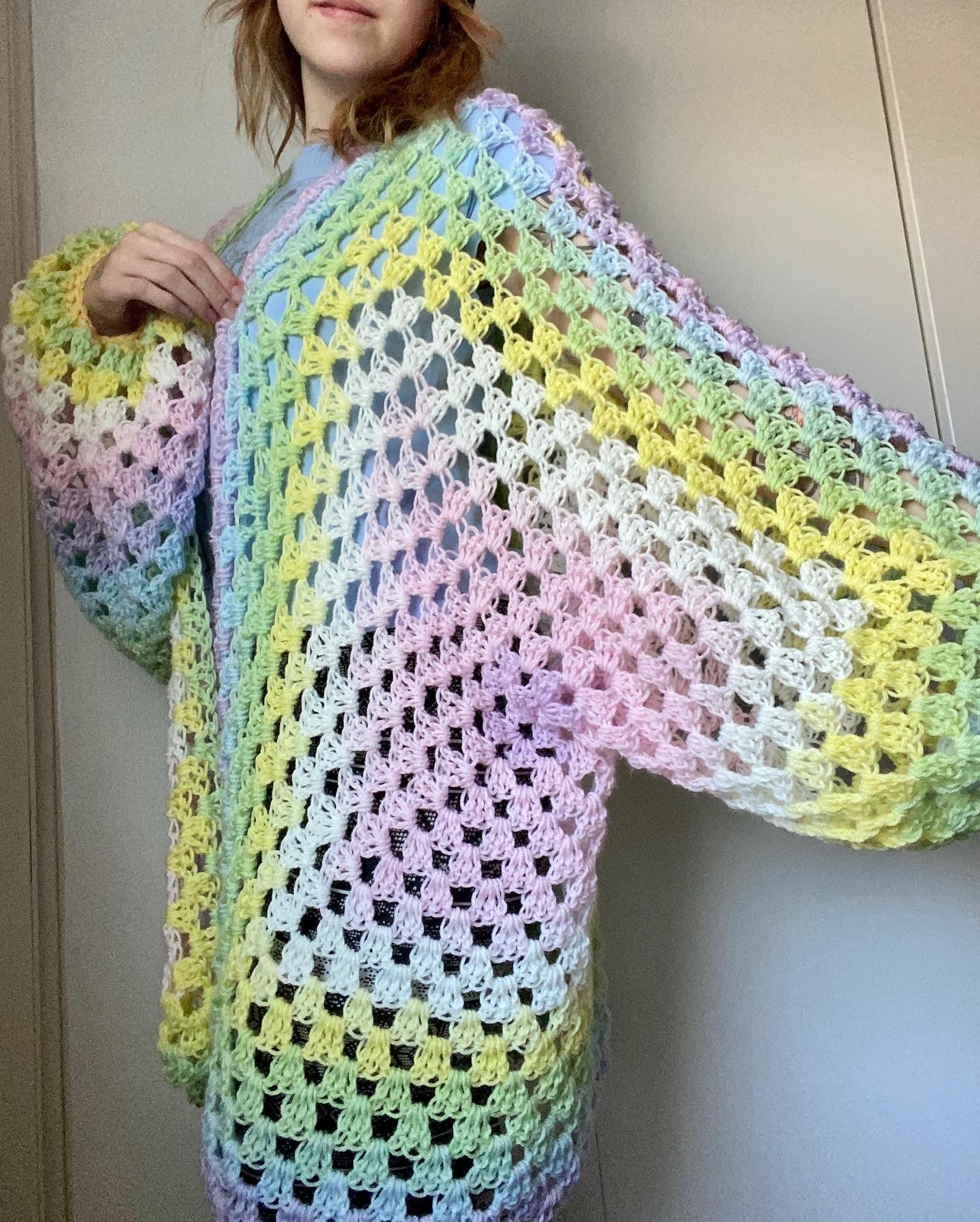 Pastel Princess Hexagon Cardigan