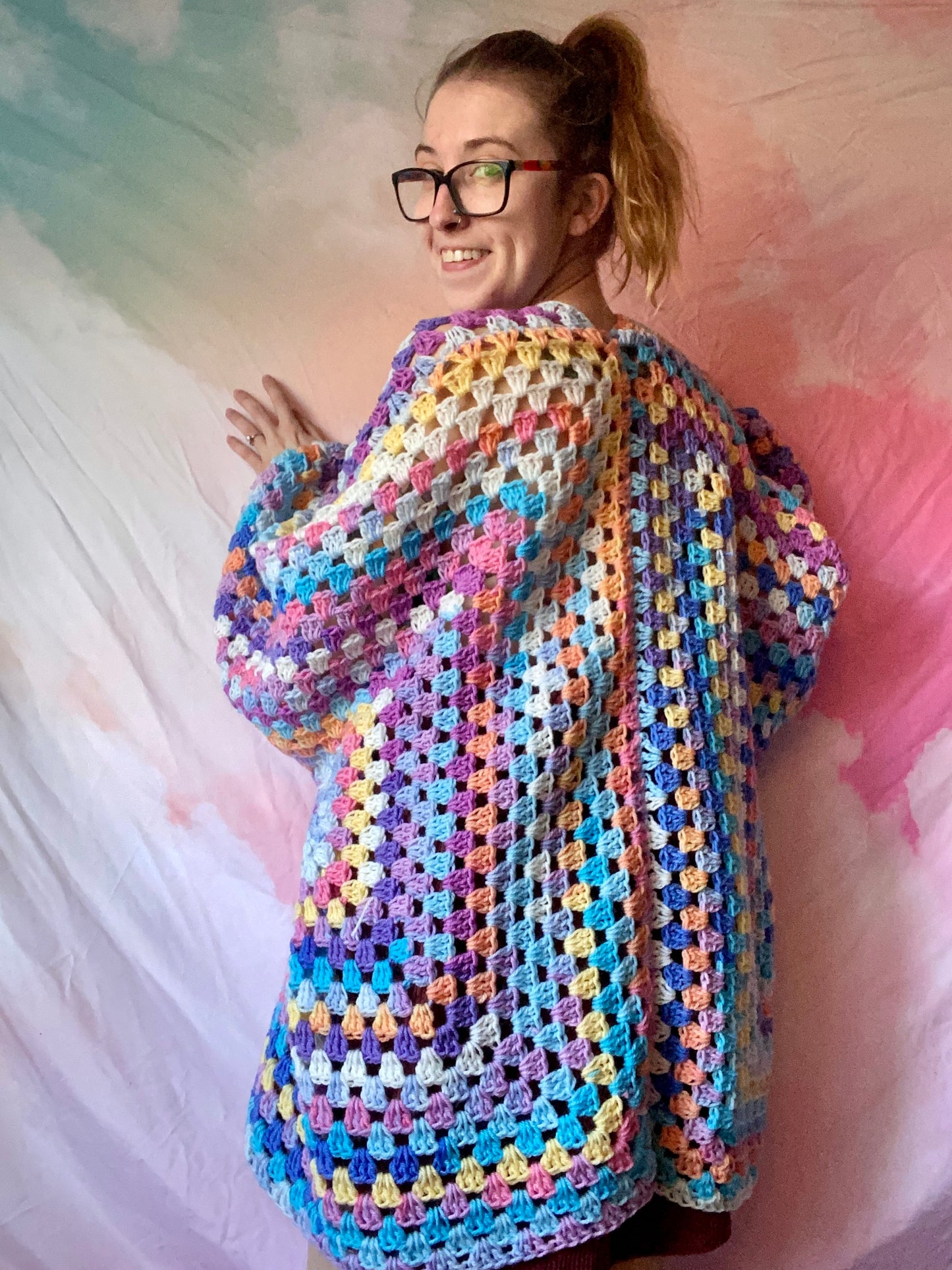 Trippy Nikki Oversized Cardi