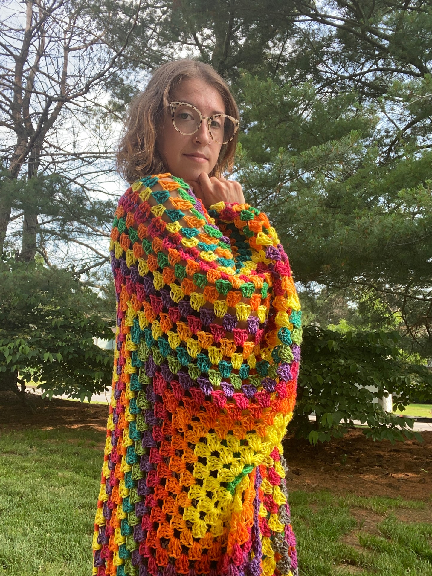 Jolly Rancher Rainbow Cardigan