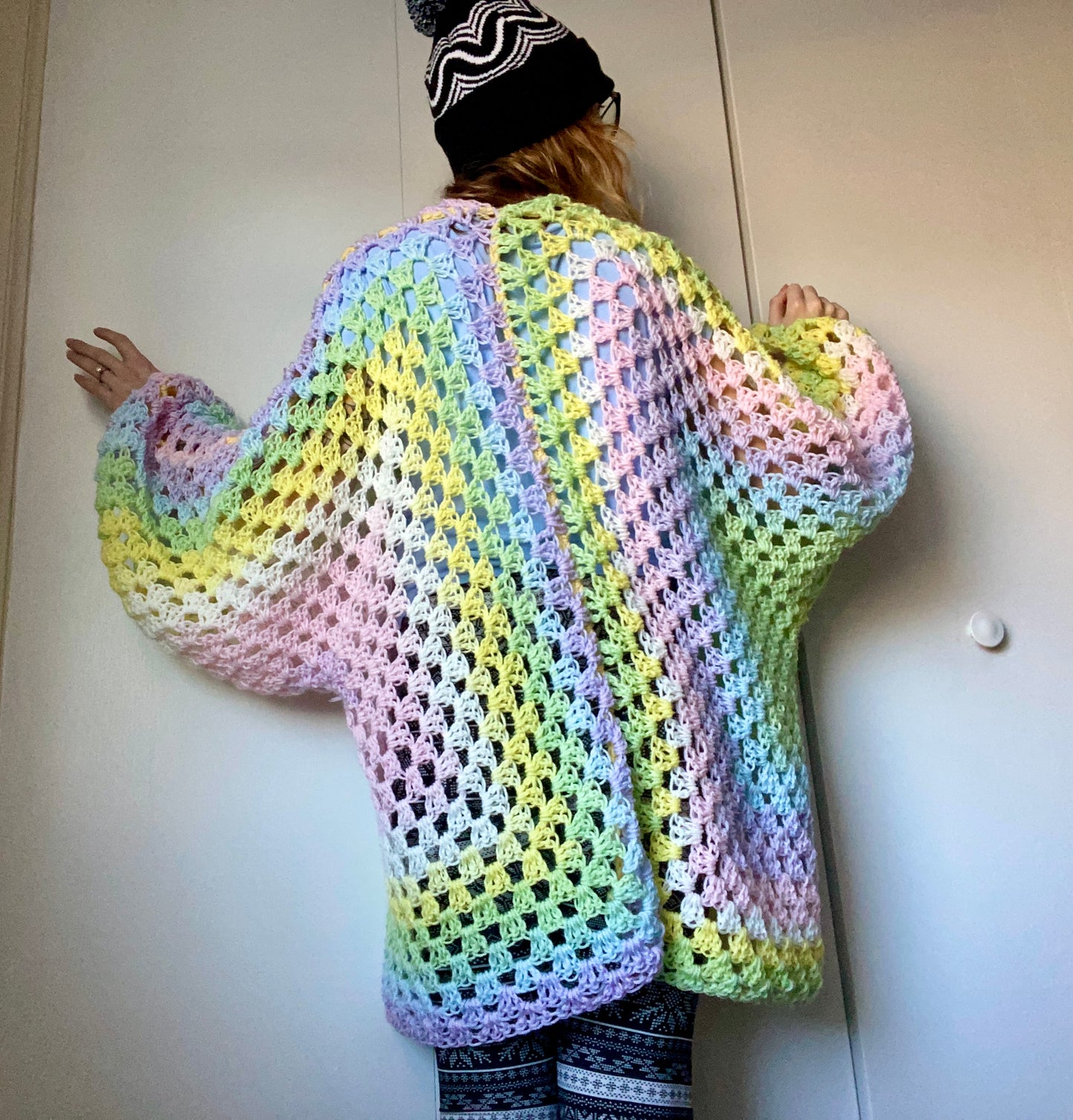 Pastel Princess Hexagon Cardigan