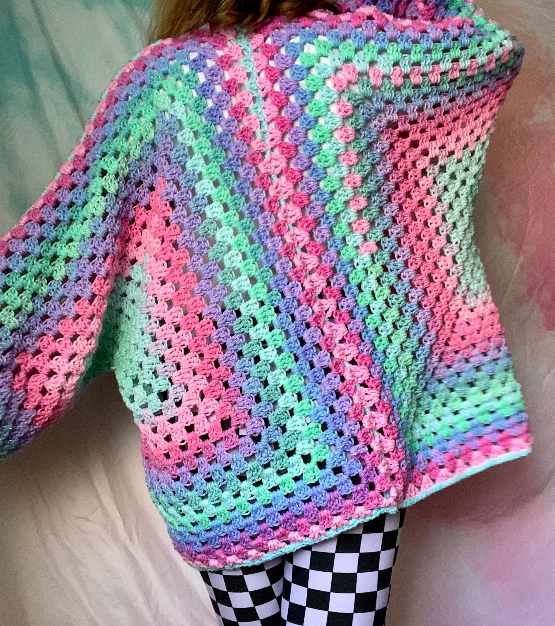 Mermaid Hexagon Cardigan